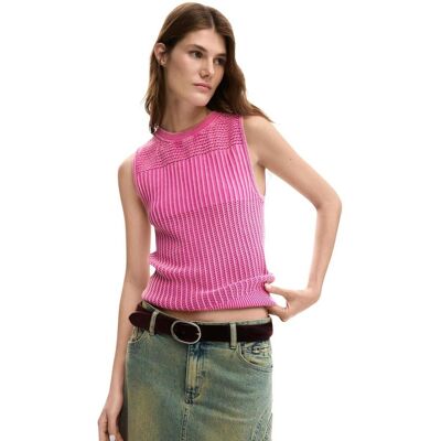 Linnen / Ärmlösa T-shirts Desigual TS_ROMA 26SWTF02 EU S,EU XS Dam Linnen / Ärmlösa T-shirts Desigual TS_ROMA 26SWTF02 EU S,EU XS Dam