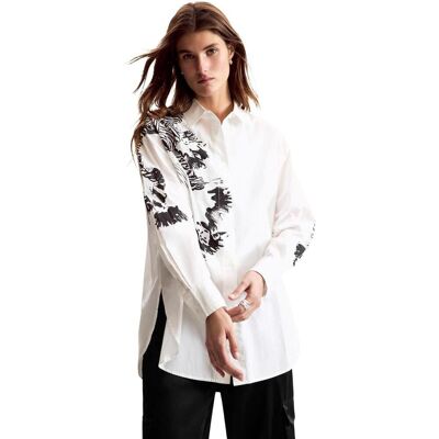 Skjortor Desigual CAM_ORCHID_LACROIX 26SWCW29 EU S / M Dam Skjortor Desigual CAM_ORCHID_LACROIX 26SWCW29 EU S / M Dam