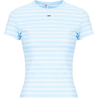 T-shirts med korta ärmar Tommy Jeans TJW SLIM ESSENTIAL RIB SS EXT EU M,EU L,EU XS Dam T-shirts med korta ärmar Tommy Jeans TJW SLIM ESSENTIAL RIB SS EXT EU M,EU L,EU XS Dam