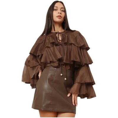 Skjortor La Modeuse 77361_P183373 EU S / M,EU L / XL Dam Skjortor La Modeuse 77361_P183373 EU S / M,EU L / XL Dam