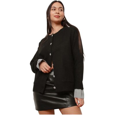 Koftor / Cardigans / Västar La Modeuse 77369_P183389 One size Dam Koftor / Cardigans / Västar La Modeuse 77369_P183389 One size Dam