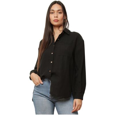 Skjortor med långa ärmar La Modeuse 77413_P183431 EU S / M,EU M / L Dam Skjortor med långa ärmar La Modeuse 77413_P183431 EU S / M,EU M / L Dam