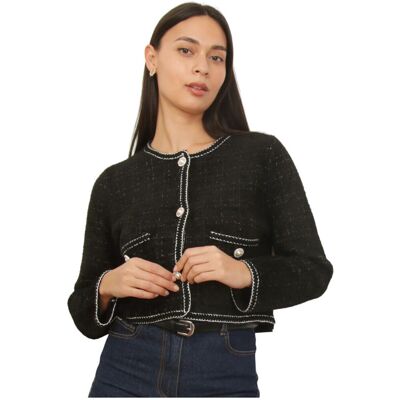 Koftor / Cardigans / Västar La Modeuse 77560_P183848 One size Dam Koftor / Cardigans / Västar La Modeuse 77560_P183848 One size Dam
