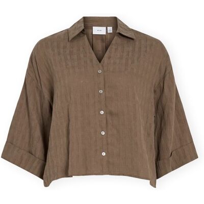 Blusar Vila Avelina Shirt - Cub FR 42 Dam Blusar Vila Avelina Shirt - Cub FR 42 Dam