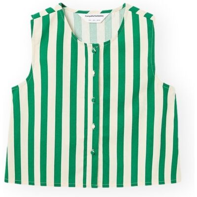 Blusar Compania Fantastica COMPAÑIA FANTÁSTICA Top 41031 - Stripes 10 EU S,EU M,EU L,EU XL,EU XS Dam Blusar Compania Fantastica COMPAÑIA FANTÁSTICA Top 41031 - Stripes 10 EU S,EU M,EU L,EU XL,EU XS Dam
