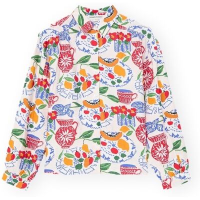 Skjortor Compania Fantastica COMPAÑIA FANTÁSTICA Shirt 11004 - Lush EU S,EU M,EU L,EU XL,EU XS Dam Skjortor Compania Fantastica COMPAÑIA FANTÁSTICA Shirt 11004 - Lush EU S,EU M,EU L,EU XL,EU XS Dam