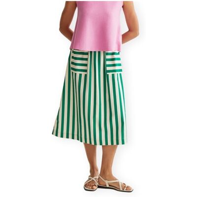 Midi-kjolar Compania Fantastica COMPAÑIA FANTÁSTICA Skirt 41002 - Stripes 10 EU XS Midi-kjolar Compania Fantastica COMPAÑIA FANTÁSTICA Skirt 41002 - Stripes 10 EU XS