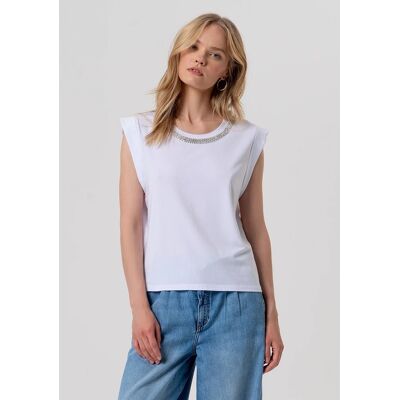Linnen / Ärmlösa T-shirts Fracomina FR26ST3047J41801 IT XS,IT S,IT M,IT L Dam Linnen / Ärmlösa T-shirts Fracomina FR26ST3047J41801 IT XS,IT S,IT M,IT L Dam