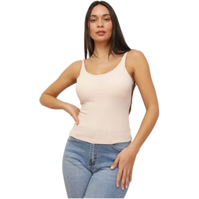 Linnen / Ärmlösa T-shirts La Modeuse 77763_P184434 EU S / M,EU M / L Dam Linnen / Ärmlösa T-shirts La Modeuse 77763_P184434 EU S / M,EU M / L Dam
