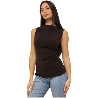 Linnen / Ärmlösa T-shirts La Modeuse 77800_P184464 EU S,EU M,EU L Dam Linnen / Ärmlösa T-shirts La Modeuse 77800_P184464 EU S,EU M,EU L Dam
