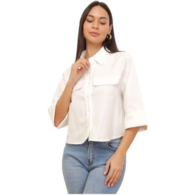 Skjortor La Modeuse 77742_P184410 EU S / M,EU M / L Dam Skjortor La Modeuse 77742_P184410 EU S / M,EU M / L Dam
