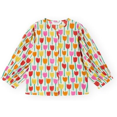 Blusar Compania Fantastica COMPAÑIA FANTÁSTICA Shirt 43011 - Flowers 26 EU S Dam Blusar Compania Fantastica COMPAÑIA FANTÁSTICA Shirt 43011 - Flowers 26 EU S Dam