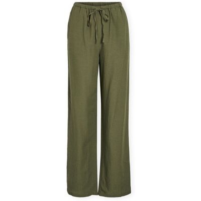Loose fit-byxor Vila Noos Prisilla Trousers - Olivine FR 34,FR 36,FR 38,FR 40,FR 42 Dam Loose fit-byxor Vila Noos Prisilla Trousers - Olivine FR 34,FR 36,FR 38,FR 40,FR 42 Dam