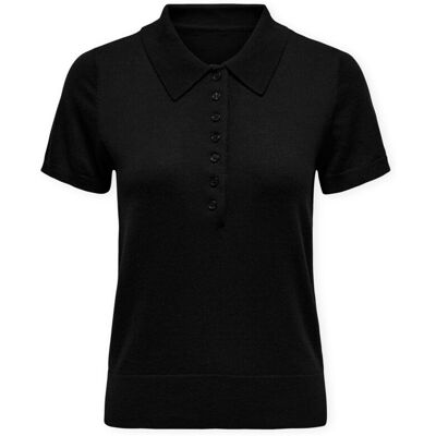 Polotröjor med korta ärmar Only Polo Catherine - Black EU S,EU M,EU L,EU XL,EU XS Dam Polotröjor med korta ärmar Only Polo Catherine - Black EU S,EU M,EU L,EU XL,EU XS Dam