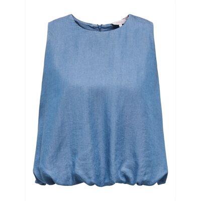 Blusar Only Top Charis Life - Medium Blue Denim EU S,EU M,EU L,EU XL Dam Blusar Only Top Charis Life - Medium Blue Denim EU S,EU M,EU L,EU XL Dam