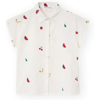 Blusar Compania Fantastica COMPAÑIA FANTÁSTICA Shirt 43122 - White EU S,EU L,EU XL,EU XS Dam Blusar Compania Fantastica COMPAÑIA FANTÁSTICA Shirt 43122 - White EU S,EU L,EU XL,EU XS Dam