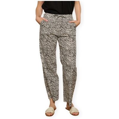 Byxor Minueto Zebra Trousers - Black/White EU S,EU L Dam Byxor Minueto Zebra Trousers - Black/White EU S,EU L Dam
