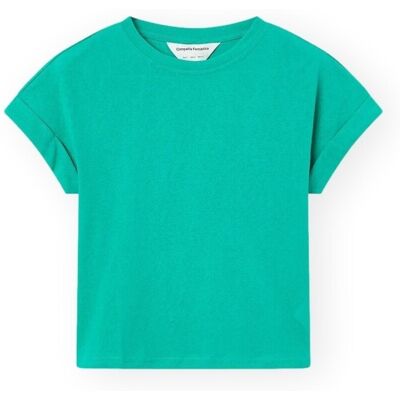 T-shirts med korta ärmar Compania Fantastica COMPAÑIA FANTÁSTICS T-Shirt 11112 - Green EU S Dam T-shirts med korta ärmar Compania Fantastica COMPAÑIA FANTÁSTICS T-Shirt 11112 - Green EU S Dam