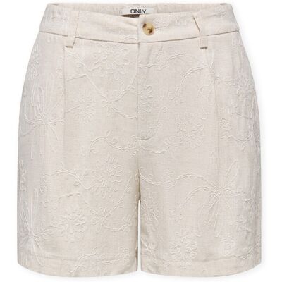 Shorts & Bermudas Vila ONLY Siesta Linen Shorts - Moonbeam EU S,EU M,EU L,EU XL,EU XS Dam Shorts & Bermudas Vila ONLY Siesta Linen Shorts - Moonbeam EU S,EU M,EU L,EU XL,EU XS Dam