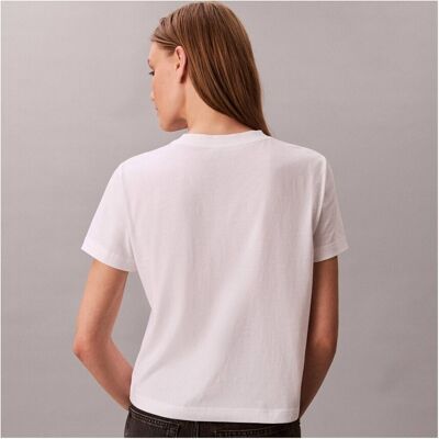 T-shirts & Pikétröjor Calvin Klein Jeans Ss Fitted Script Calvin EU XS Dam T-shirts & Pikétröjor Calvin Klein Jeans Ss Fitted Script Calvin EU XS Dam