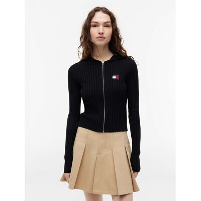 Sweatshirts Tommy Jeans Tjw Hood Zipper Rib EU S,EU M,EU XL,EU XS Dam Sweatshirts Tommy Jeans Tjw Hood Zipper Rib EU S,EU M,EU XL,EU XS Dam