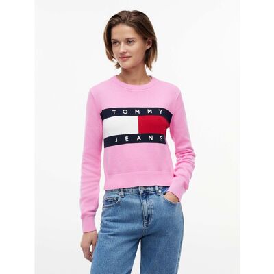 Sweatshirts Tommy Jeans Tjw Flag Crew Neck S EU XS Dam Sweatshirts Tommy Jeans Tjw Flag Crew Neck S EU XS Dam