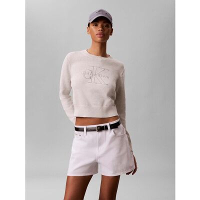 Sweatshirts Calvin Klein Jeans Logo Outline Ls Top EU S,EU M,EU L,EU XS Dam Sweatshirts Calvin Klein Jeans Logo Outline Ls Top EU S,EU M,EU L,EU XS Dam