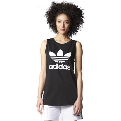 Linnen / Ärmlösa T-shirts adidas Trefoil Loose Tank EU M,EU L,EU XS Dam Linnen / Ärmlösa T-shirts adidas Trefoil Loose Tank EU M,EU L,EU XS Dam