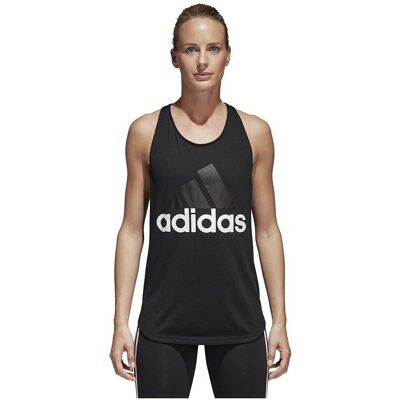 Linnen / Ärmlösa T-shirts adidas Essentials Linear Loose Tank EU XS,EU XXS Dam Linnen / Ärmlösa T-shirts adidas Essentials Linear Loose Tank EU XS,EU XXS Dam