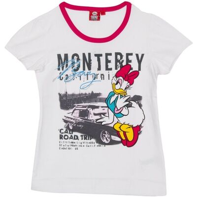 T-shirts med korta ärmar Disney WD26120-BLANCO 8 år Flickor T-shirts med korta ärmar Disney WD26120-BLANCO 8 år Flickor