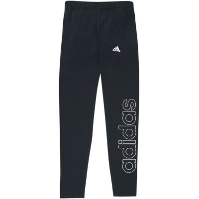 Barnleggings adidas ESSENTIALS LINEAR - Svart Barnleggings adidas ESSENTIALS LINEAR - Svart