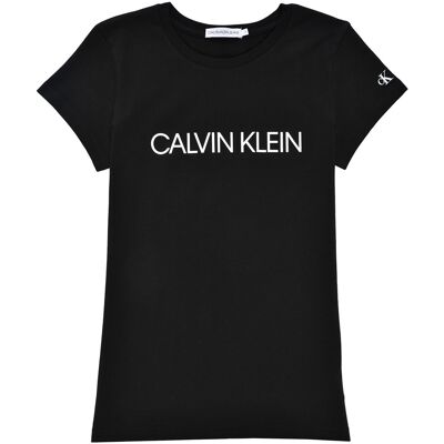 T-shirts med korta ärmar Calvin Klein Jeans INSTITUTIONAL T-SHIRT 8 år Flickor T-shirts med korta ärmar Calvin Klein Jeans INSTITUTIONAL T-SHIRT 8 år Flickor