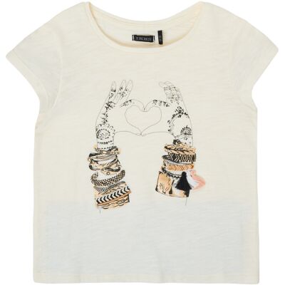 T-shirts med korta ärmar Ikks XS10002-11-C 3 år,4 år,5 år,8 år Flickor T-shirts med korta ärmar Ikks XS10002-11-C 3 år,4 år,5 år,8 år Flickor