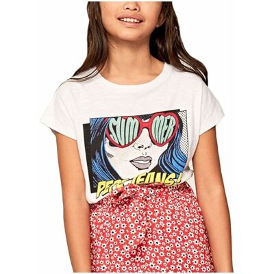 T-shirts med korta ärmar Pepe jeans PG502461 2 år Flickor T-shirts med korta ärmar Pepe jeans PG502461 2 år Flickor