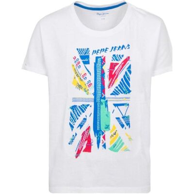 T-shirts med korta ärmar Pepe jeans PG502090 4 år,6 år,8 år,10 år,14 år Flickor T-shirts med korta ärmar Pepe jeans PG502090 4 år,6 år,8 år,10 år,14 år Flickor
