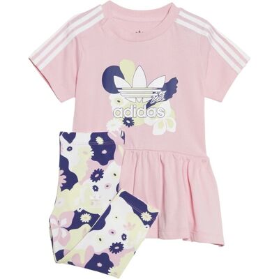 Klâder Set adidas DRESS SET 3 / 6 mån,6 / 9 mån Flickor Klâder Set adidas DRESS SET 3 / 6 mån,6 / 9 mån Flickor