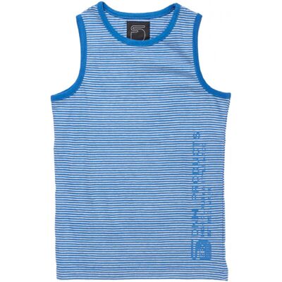 Linnen / Ärmlösa T-shirts Srk Débardeur garçon ETROL 14 år Pojkar Linnen / Ärmlösa T-shirts Srk Débardeur garçon ETROL 14 år Pojkar