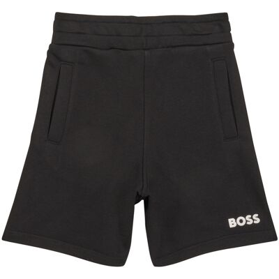 BOSS Barn Svart Bermuda Shorts - Shorts BOSS Barn Svart Bermuda Shorts - Shorts