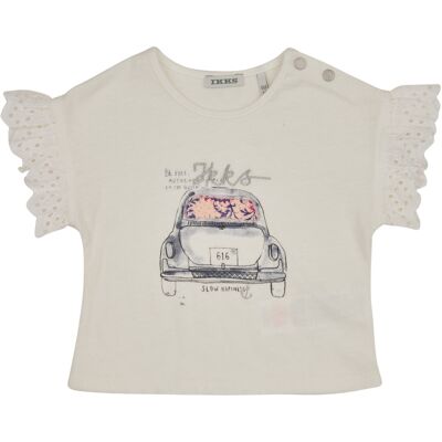 T-shirts med korta ärmar Ikks XW10020 6 mån,12 mån,18 mån,2 år,3 år Flickor T-shirts med korta ärmar Ikks XW10020 6 mån,12 mån,18 mån,2 år,3 år Flickor