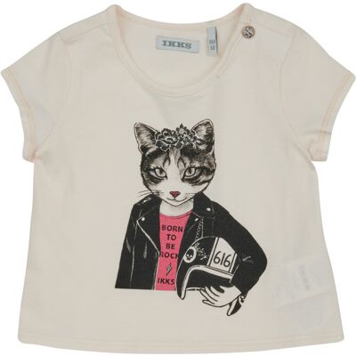 T-shirts med korta ärmar Ikks XW10130 6 mån,12 mån,18 mån,2 år,3 år Flickor T-shirts med korta ärmar Ikks XW10130 6 mån,12 mån,18 mån,2 år,3 år Flickor