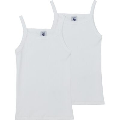 Linnen / Ärmlösa T-shirts Petit Bateau A0AA6 X2 2 år Flickor Linnen / Ärmlösa T-shirts Petit Bateau A0AA6 X2 2 år Flickor