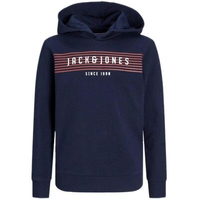 Huvtröjor Jack & Jones 12247861 NAVY 10 år Huvtröjor Jack & Jones 12247861 NAVY 10 år