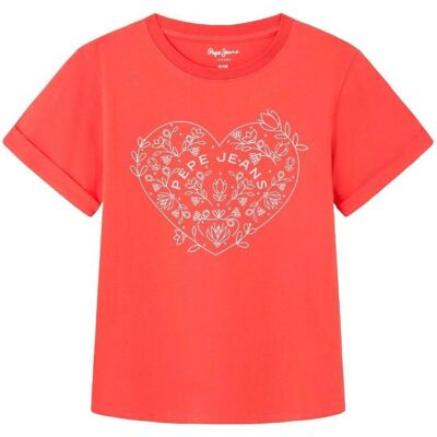 T-shirts med korta ärmar Pepe jeans PG503066 241 4 år,8 år,10 år Flickor T-shirts med korta ärmar Pepe jeans PG503066 241 4 år,8 år,10 år Flickor