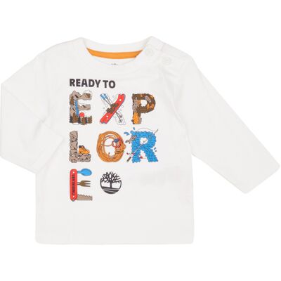 Långärmade T-shirts Timberland TEE-SHIRT MANCHES LONGUES T60250 2 år,3 år,4 år Pojkar Långärmade T-shirts Timberland TEE-SHIRT MANCHES LONGUES T60250 2 år,3 år,4 år Pojkar