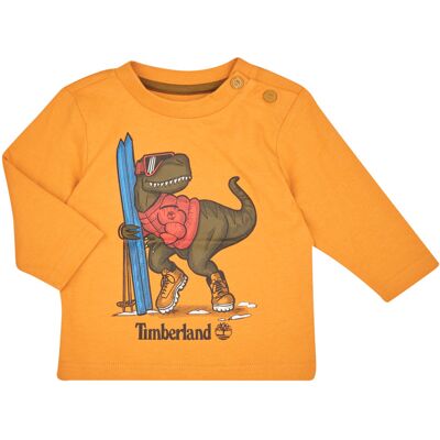 Långärmade T-shirts Timberland TEE-SHIRT MANCHES LONGUES T60253 6 mån,9 mån,12 mån Pojkar Långärmade T-shirts Timberland TEE-SHIRT MANCHES LONGUES T60253 6 mån,9 mån,12 mån Pojkar