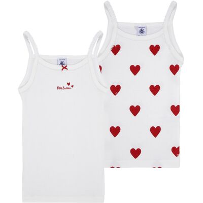 Linnen / Ärmlösa T-shirts Petit Bateau LOT DEBARDEUR X2 2 år,3 år,4 år Flickor Linnen / Ärmlösa T-shirts Petit Bateau LOT DEBARDEUR X2 2 år,3 år,4 år Flickor