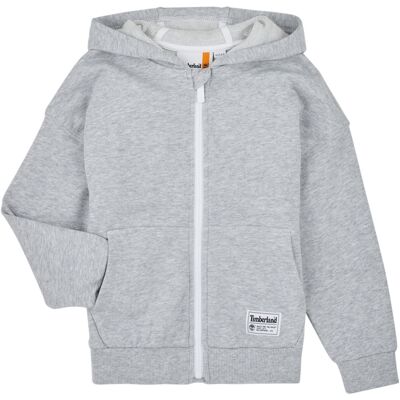 Timberland barn-hoodie - Grå French Terry med dragkedja Timberland barn-hoodie - Grå French Terry med dragkedja