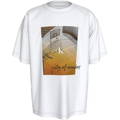 T-shirts med korta ärmar Calvin Klein Jeans IB0IB02335 YAF 8 år Pojkar T-shirts med korta ärmar Calvin Klein Jeans IB0IB02335 YAF 8 år Pojkar