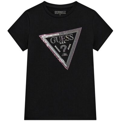 T-shirts med korta ärmar Guess SS T SHIRT 8 ans,10 ans,14 ans,16 ans Flickor T-shirts med korta ärmar Guess SS T SHIRT 8 ans,10 ans,14 ans,16 ans Flickor