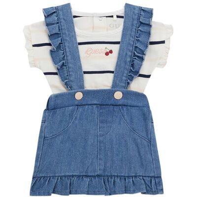 Klâder Set Guess BODY+DENIM 3 / 6 mån,6 / 9 mån,12 mån,24 mån Flickor Klâder Set Guess BODY+DENIM 3 / 6 mån,6 / 9 mån,12 mån,24 mån Flickor